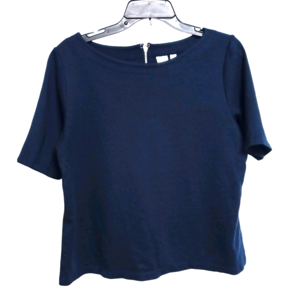 Gap classic blue zipper back bpouse medium